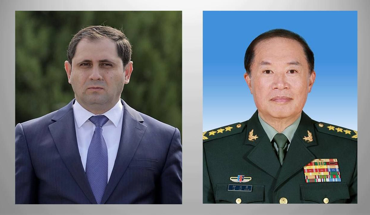 Suren Papikyan and Deputy Chairman of Military Council of People's Republic of China discussed issues of cooperation in field of defense